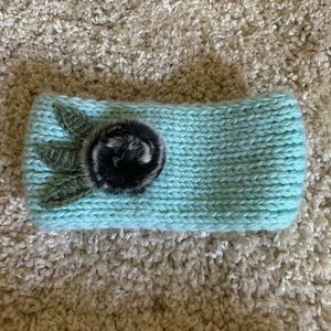 Knitted winter headband